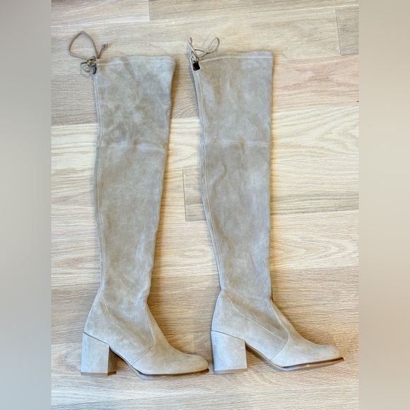 Brand New Stuart Weitzman Tieland Over The Knee Boot Suede size